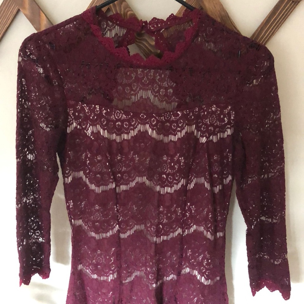 Semi formal Maroon dress